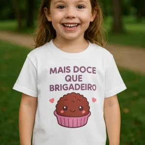 Camisa Mais Doce do que Brigadeiro