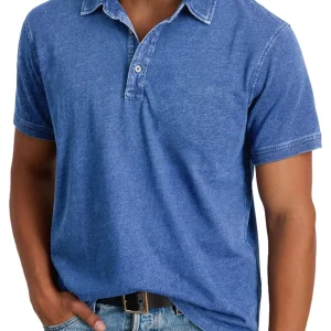 Polo com colar para homens