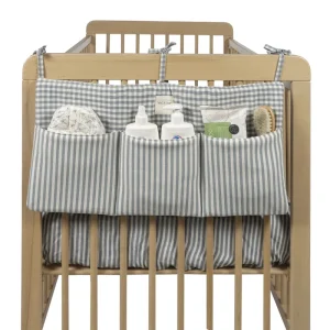 Walking Mum - Organizador para Berço Praliné Vichy/Strips Matcha