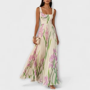 Penélope - Vestido Maxi de Chiffon