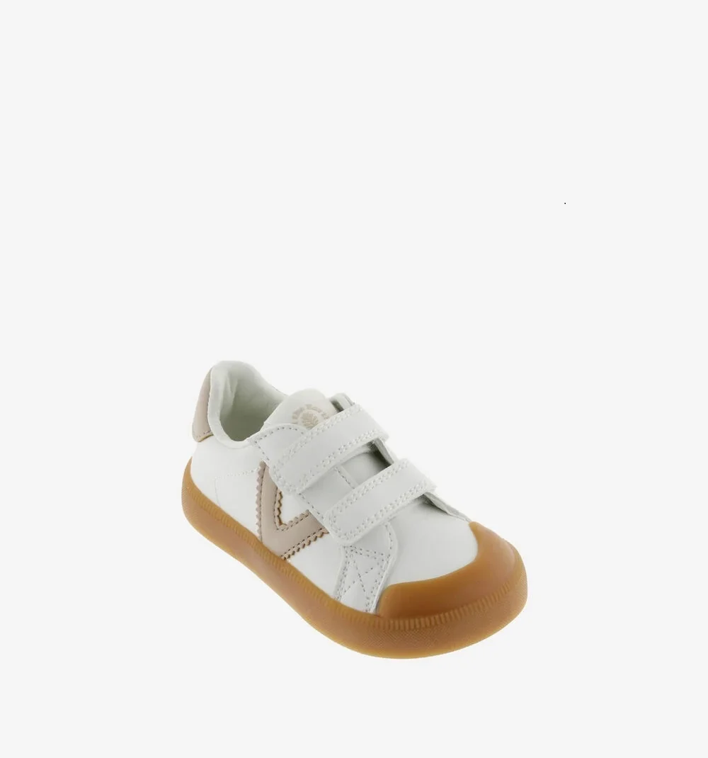 Victória - Ténis Oliver Branco Tiras Beige Barefoot - Image 3