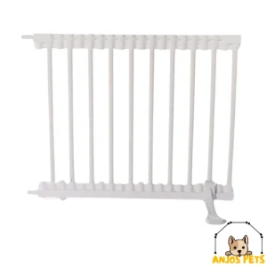 3010004 - CERCADO MULTIFUNCIONAL PARA JARDIM/PISCINA - MÓDULOS EM PVC - 5 CM ESPAÇAMENTO - BRANCO