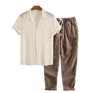 Conjunto de mangas curtas