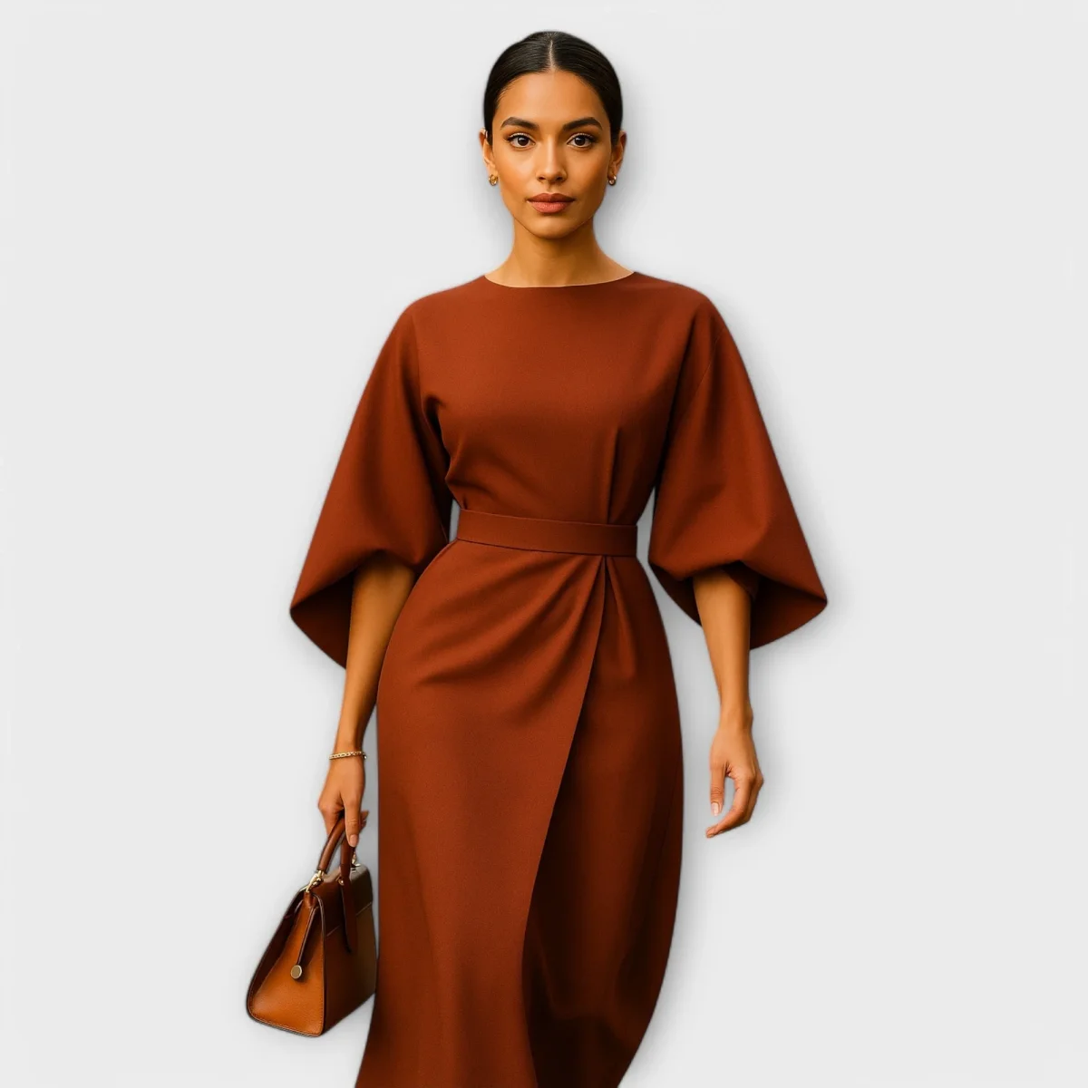 Sara - Vestido elegante com mangas - Image 8