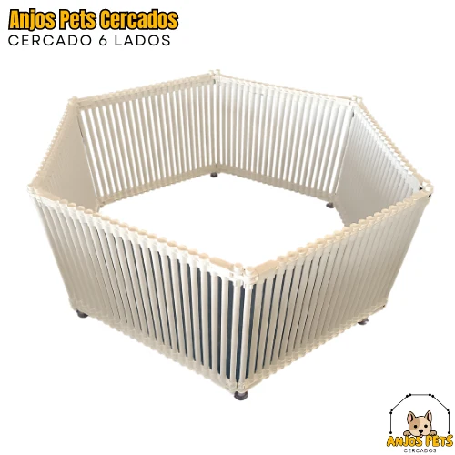 3010019 - Cercado Pet Multiuso - Kit 6 módulos BRANCO - Image 2