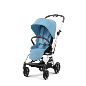 Cybex - Carrinho Eezy S Twist +2 Silver Beach Blue - ARTIGO DE EXPOSIÇÃO