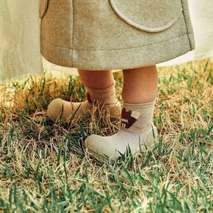 Attipas - Meias com Sola  Woodland Beige Fox