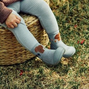 Attipas - Meias com Sola  Woodland Blue Squirrel