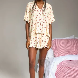 Pijama Feminino Curto Cherry - Off