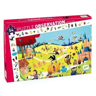 Djeco - Puzzle de Observação 54pçs: Contos Infantis - Image 2