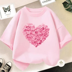 Blusa Infantil Corações E Paris