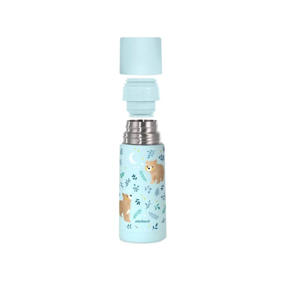 Miniland - Termo Líquidos Azul Bear 350ml