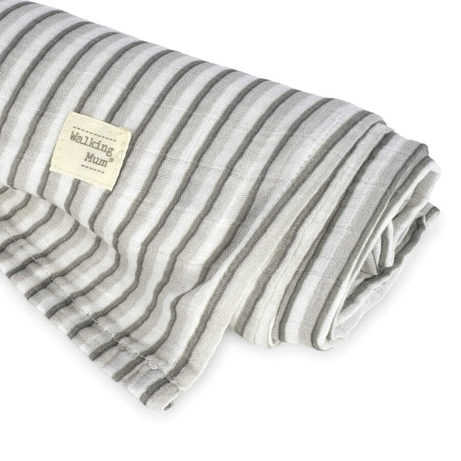 Walking Mum - Musseline 120x120 Botton Stripes - Image 2