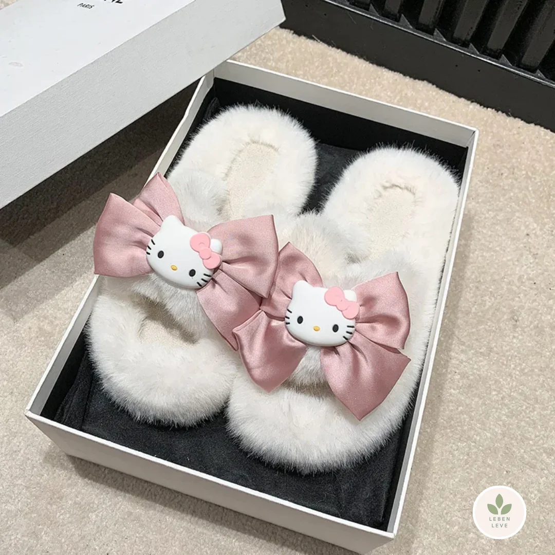 Chinelo Pelúcia Hello Kitty - Image 3
