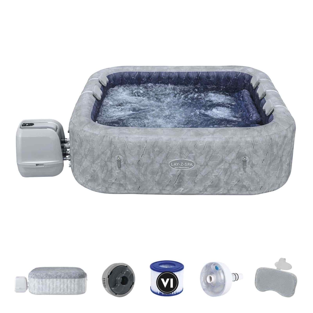 Spa insuflável 5-7 pessoas Lay-Z-Spa San Francisco Smart HydroJet - Image 2