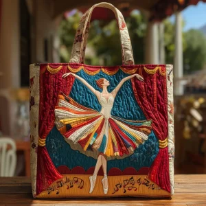 Bolsa acolchoada - Bailarina elegante