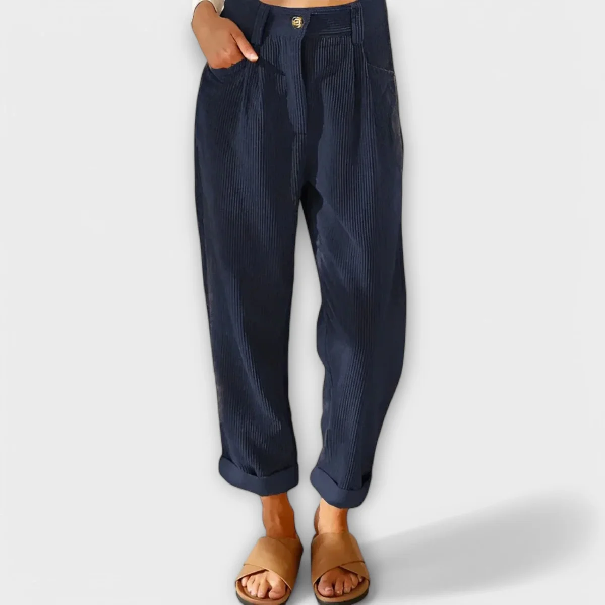 Calça de veludo cotelê moderna - Image 5