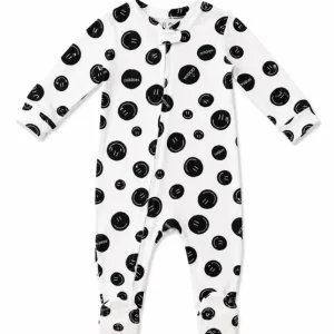 Macacão Baby Unissex Sorrisos - Branco