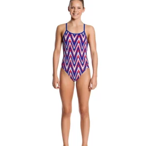 Funkita Girl's Diamond Back One Piece Swimsuit