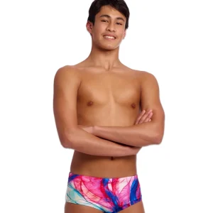 Funky Trunks Boy's Sidewinder Trunks - Muscle Mad