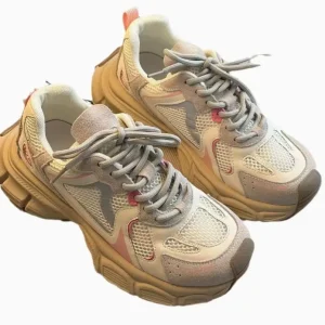 Tênis Casual Feminino, Leves e Multifuncionais, Estilo Caminhada, Respirável, com Sola Grossa em Mesh, Ideal para o Outono