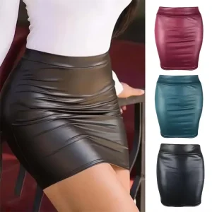 Mini saia feminina de cintura alta | BODYCON Vintage CLUBWEAR