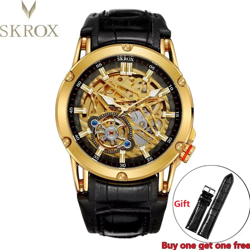 Relógio de pulso masculino High-end | Luxo Esqueleto Automático - Image 9