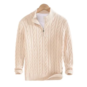 Pull demi-zippé