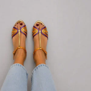 Viviana | Sandálias de cores mediterrâneas – Elegância e conforto