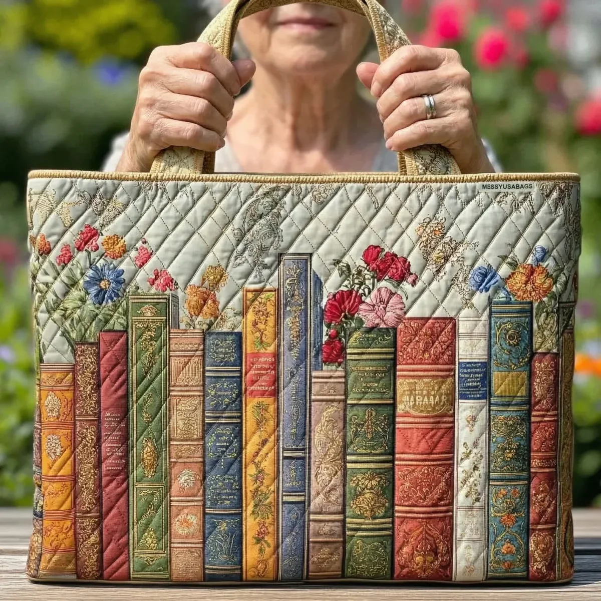 Bolsa acolchoada - Biblioteca Encantada - Image 3