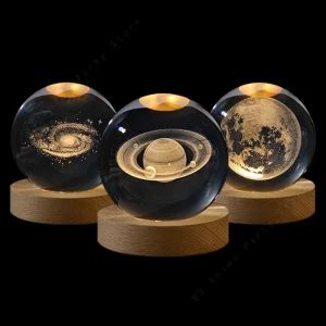 Luminária de LED, Bola de Cristal Decorativa, Brilhante 5cm