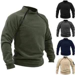 Moletom masculino com capuz, cor sólida, gola alta, respirável, ideal para outono e inverno,, academia e esportes em geral.
